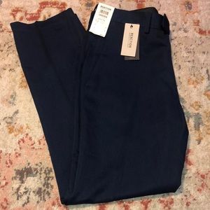 NWT Kenneth Cole Reaction navy slim fit dress pants